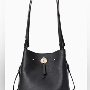 Kate Spade Black Leather Shoulder Bag